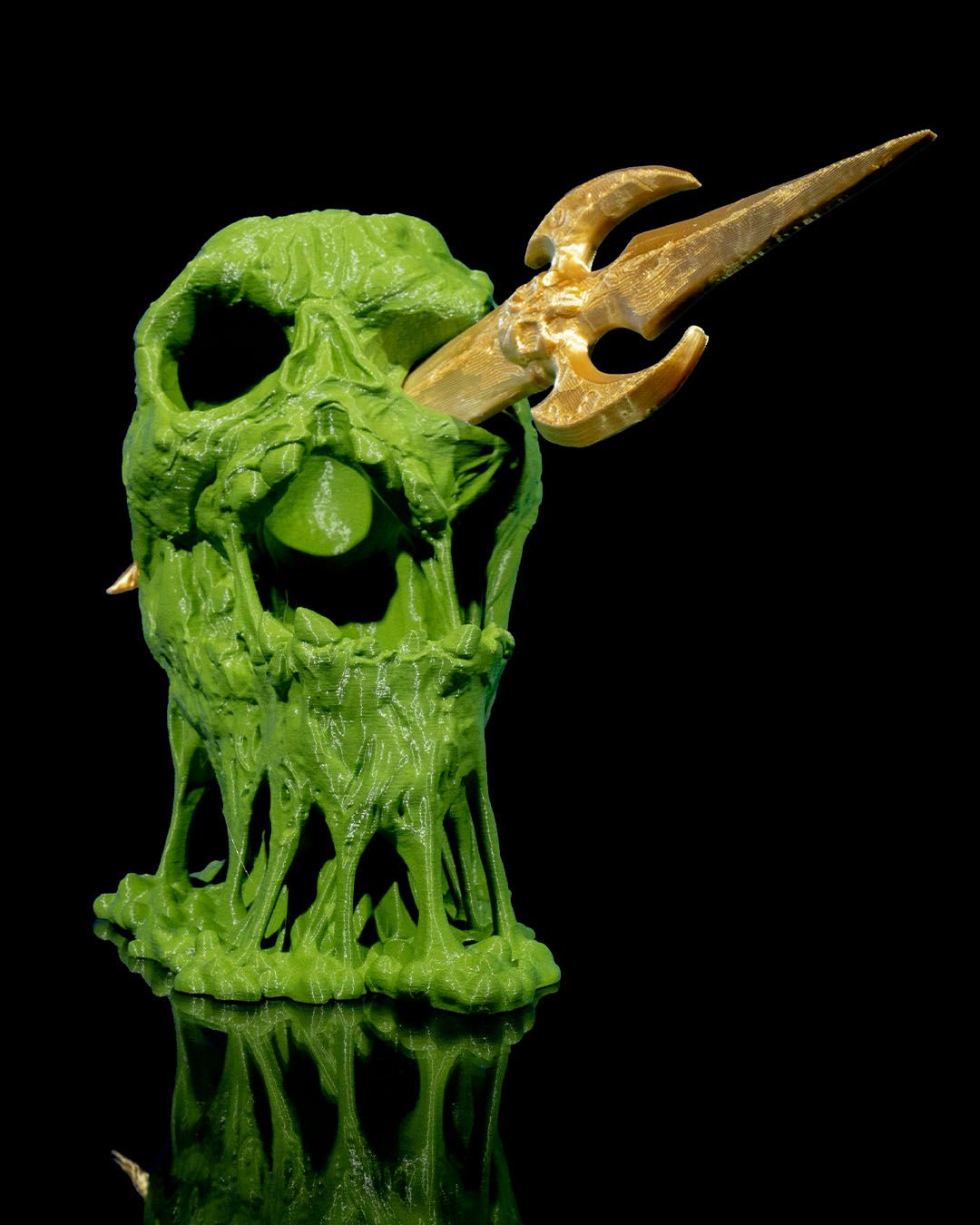 Pierced Skull Dice Tower