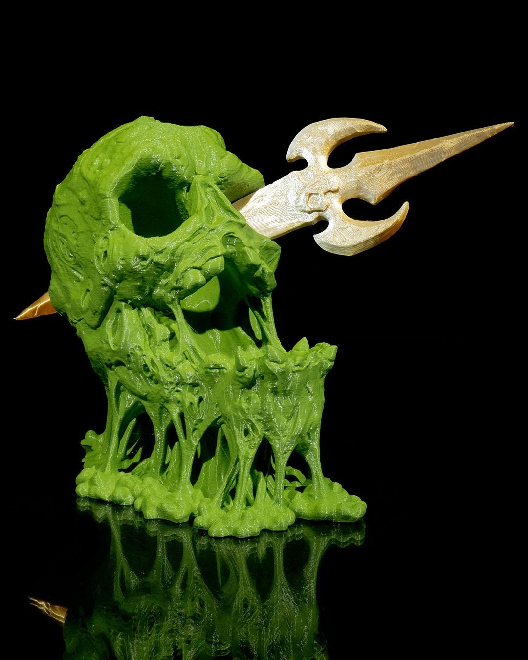 Pierced Skull Dice Tower