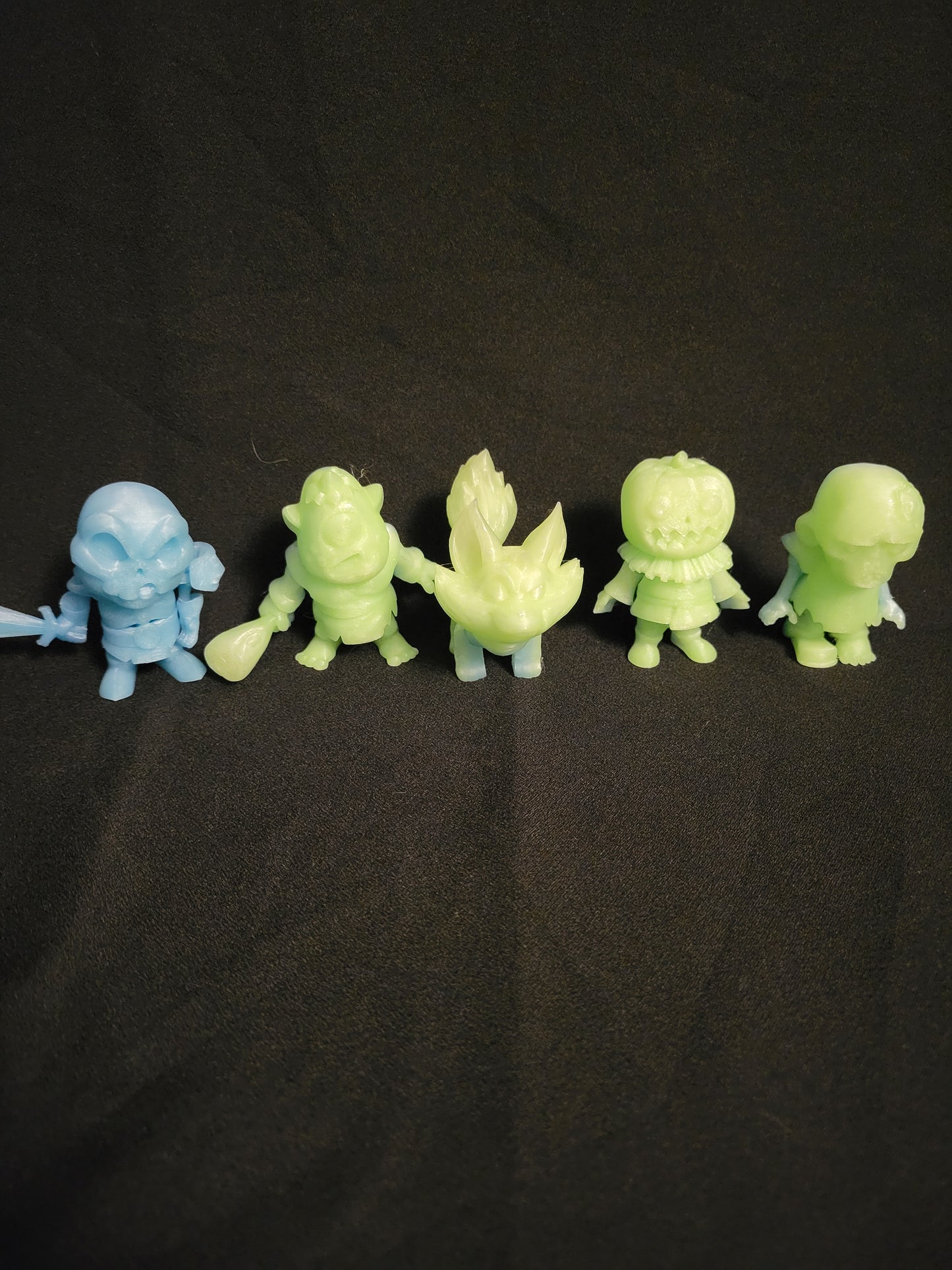 Glow in the Dark Halloween Figurines