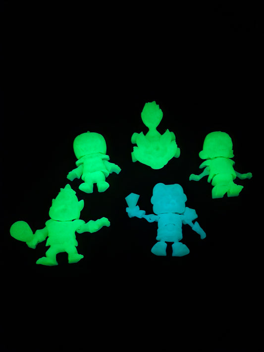 Glow in the Dark Halloween Figurines