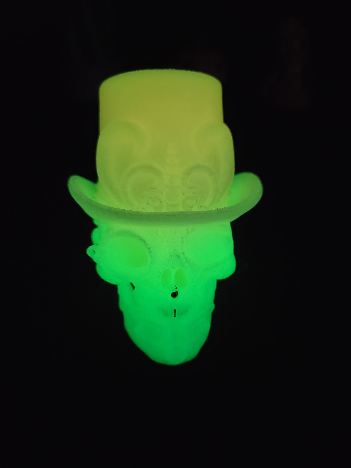 Glow in the Dark Skull Tophat