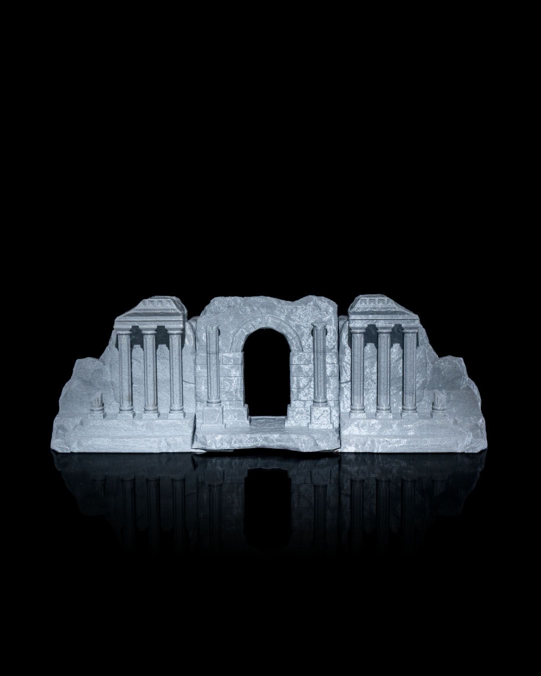 Temple Ruins Bookends